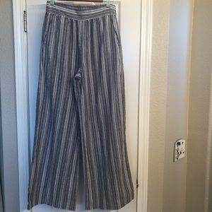 Express wide leg pants - Linen & Cotton Blend (s)